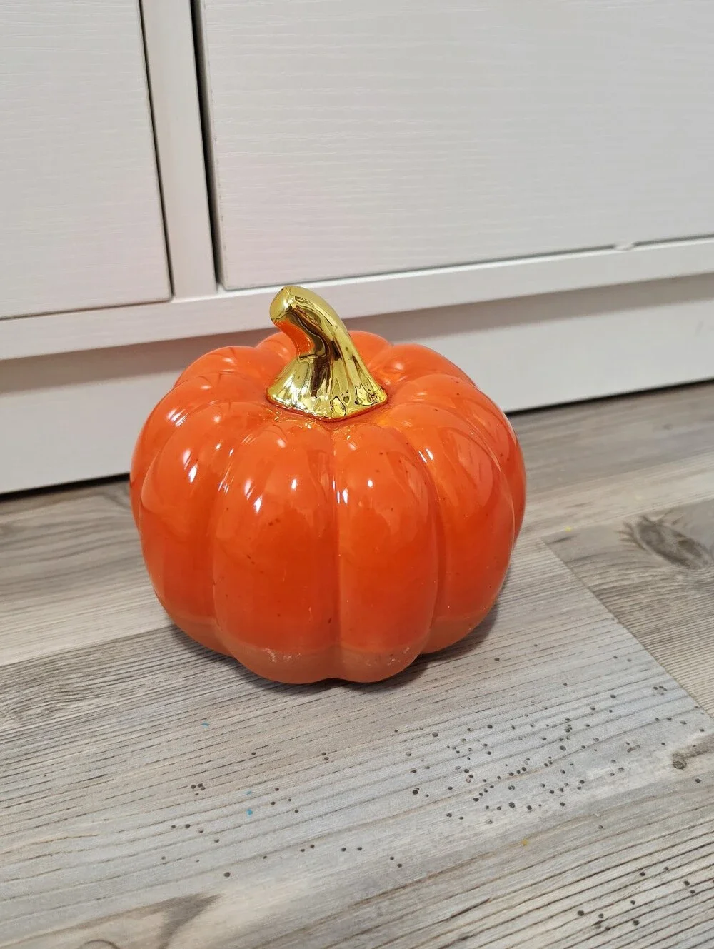 Target Bullseye Playground Halloween 2026 Ceramic Pumpkin - Orange & Gold